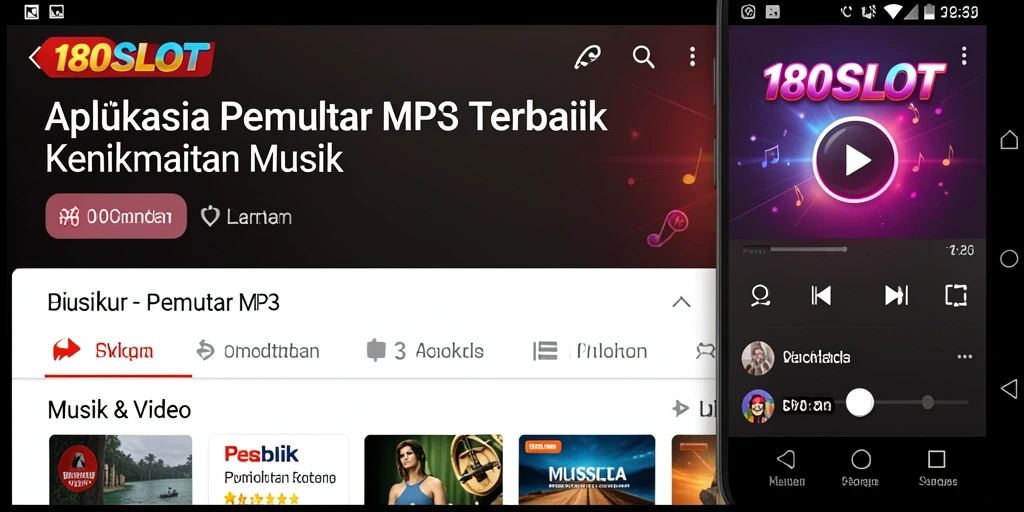 Tampilan antarmuka 180SLOT yang modern dan intuitif.