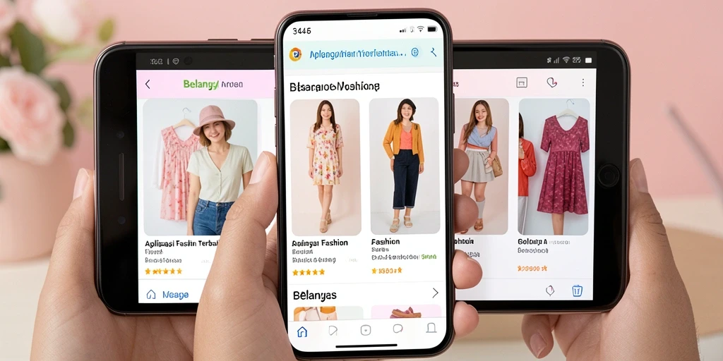 Tampilan antarmuka 3446 yang menarik dan fungsional untuk berbelanja fashion.