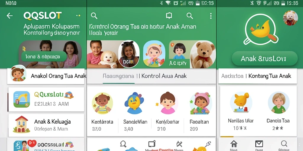 Tampilan antarmuka utama QQSLOT untuk kontrol orang tua yang efisien.
