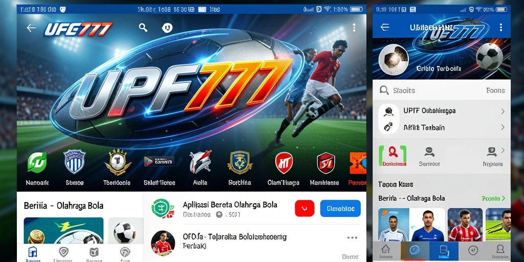 Antarmuka aplikasi UFO777 yang informatif dan mudah digunakan.