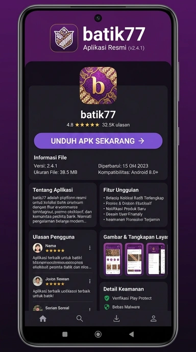 Unduh dan Instal APK batik77 untuk Android dengan Mudah