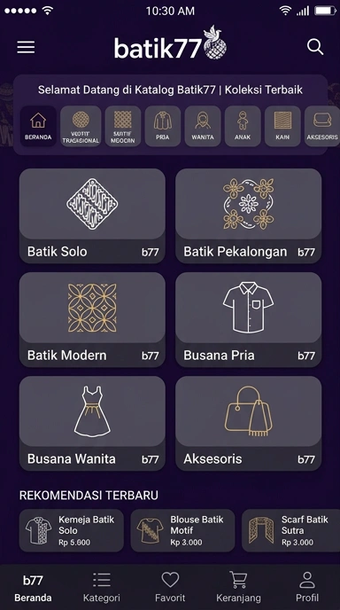Jelajahi Aplikasi Populer di batik77 – Pusat Akses Terlengkap