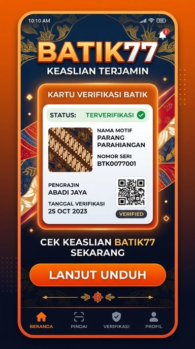 Kanal Resmi Batik77 untuk Pengguna Android